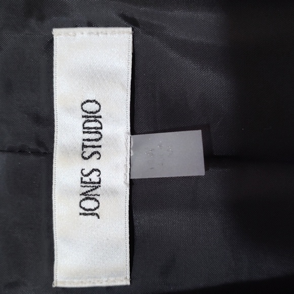 Jones Studio Black and White Patterned Blazer, Size 18W - Picture 2 of 7